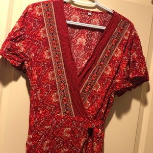 Lightweight Wrap Dress!